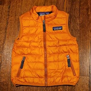 Patagonia Bright Orange Puffer Vest